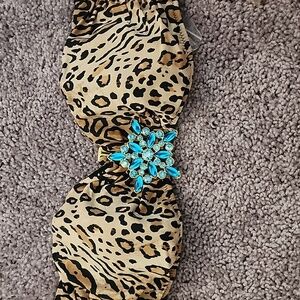 Brand new Victoria's Secret leopard bikini top